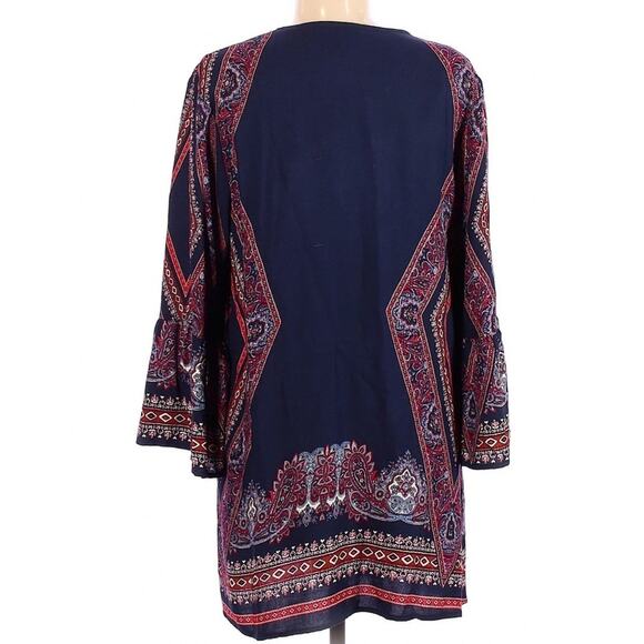 Xhilaration blue bohemian boho kimono cardigan - Picture 2 of 7